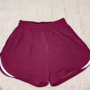 *MOVING SALE* Alphalete Women's Burgundy Athletic Shorts